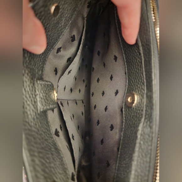 Black Kate Spade Purse Black Medium/Large - Picture 5 of 6